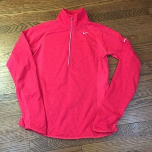 Red Nike Running Dri-Fit Shirt